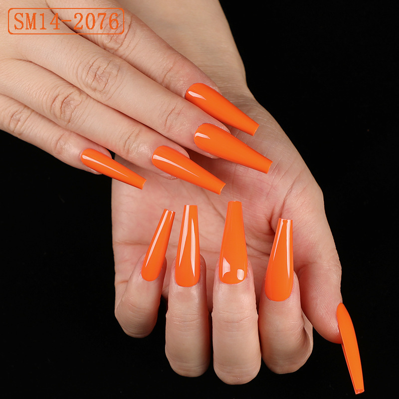 Cross-Border E-Commerce Wholesale of Solid Color Press-On Nails, Ballet-Style Press-On Nails, Fake Nails, European and American Style Nail Practice Cross-Border E-Commerce Wholesale of Solid Color Press-On Nails, Ballet-Style Press-On Nails, Fake Nails, European and American Style Nail Practice