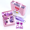 Children's hair accessory, set for princess, cute hairpins, hairgrip, Korean style, wholesale