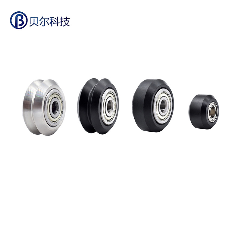 Accesorios de la impresora 3D polea de plástico 2020 perfil de aluminio V rueda loca talla máquina de escritura POM rueda grande rueda pasiva