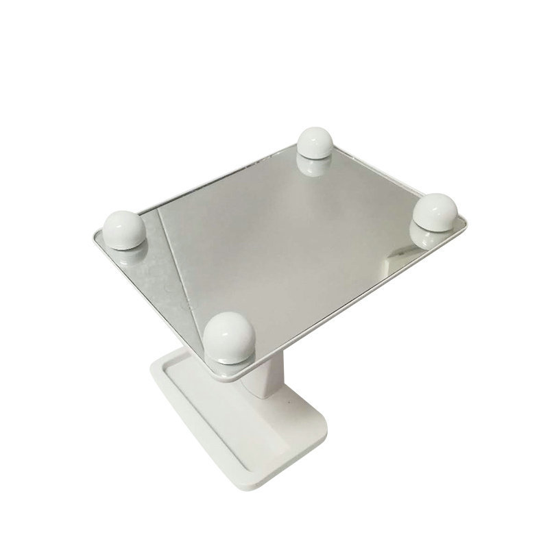 Espejo de lámpara atenuable unilateral led espejo de maquillaje con lámpara de moda red espejo de vestir de escritorio espejo de complemento de luz