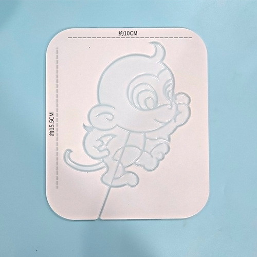 Cartoon zodiac sugar painting production silicone mold commercial diy handmade lollipop mold sugar painting mold complete set