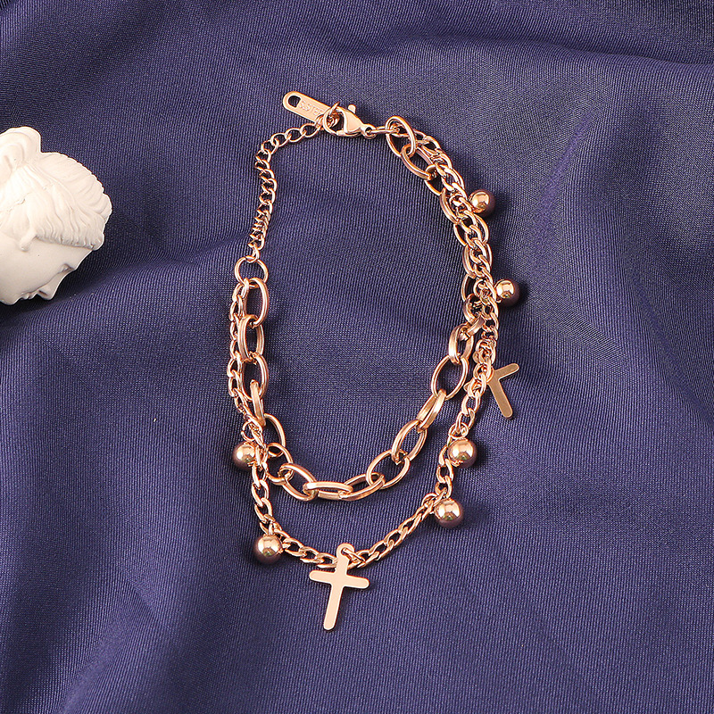 INS pulsera mujer Net Rojo hip hop frío estilo estudiante simple oscuro pulsera discoteca moda punk fresco nicho diseño