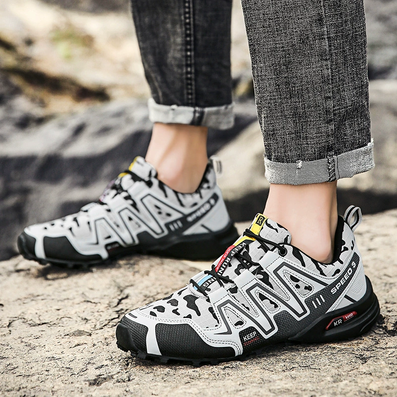 2025 камуфляжная мужская обувь, кроссовки для бега по пересеченной местности, уличная туристическая обувь для походов, походная обувь, дышащая мужская обувь большого размера