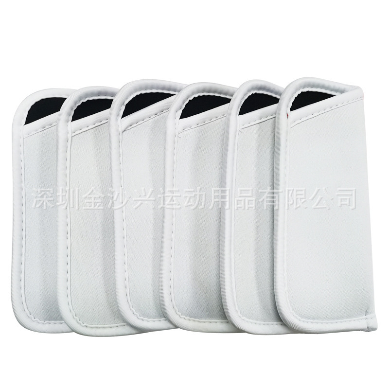 In-Stock Blank White Sublimation Sunglasses Mailbag Neoprene Glasses Pouch Phone Pouch for Sale