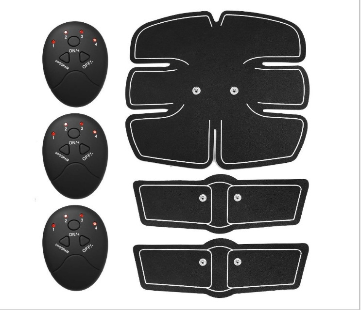 Venta al por mayor de fábrica inteligente abdominal instrumento de fitness abdominal entrenamiento abdominal pegatinas musculares abdominales de seis piezas vientre perezoso contracción y reducción de vientre equipo de fitness