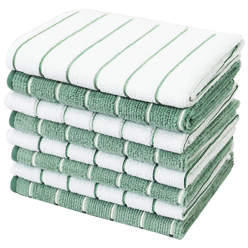 Amazon misma engrosada toalla de mano fregado absorbente hogar GRS cocina paño limpieza que contiene algodón Xinjiang