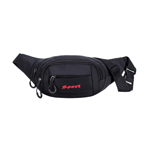 New thickened Oxford cloth waist bag for men and women large capacity casual fashion running sports shoulder crossbody bag waist bag