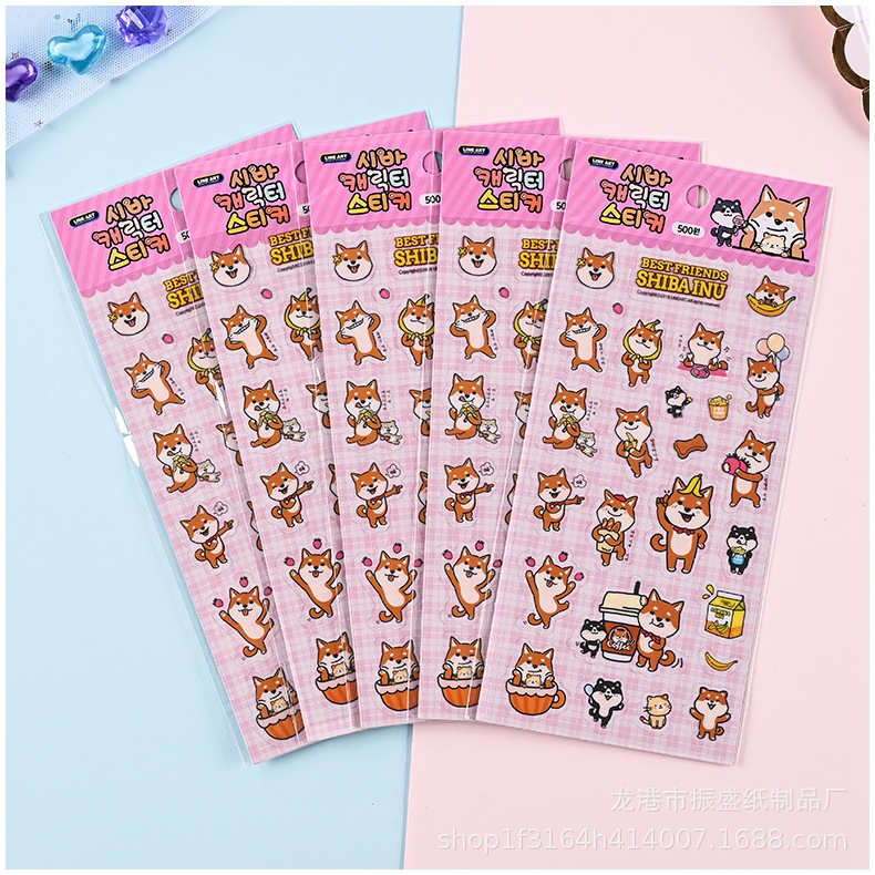 children's cartoon transparent sticker PVC