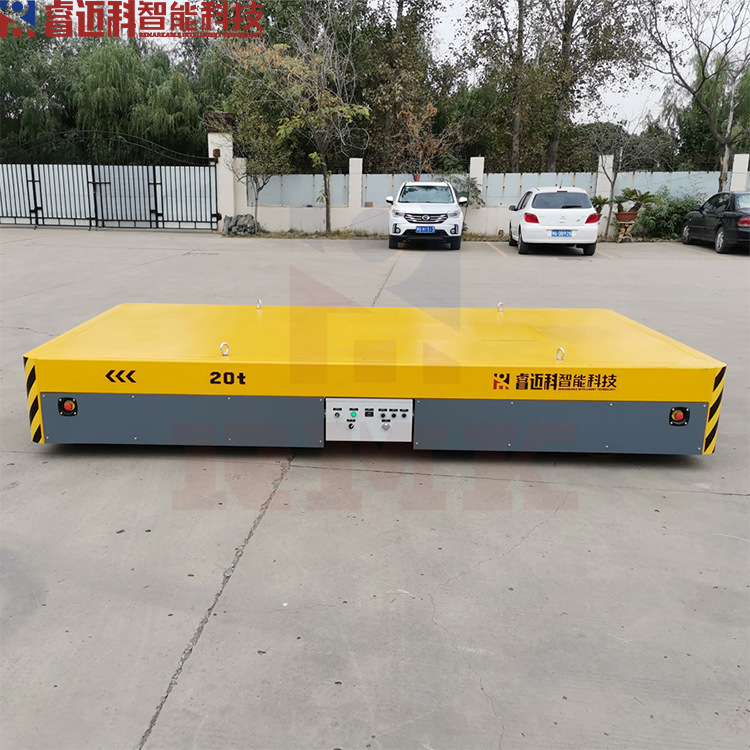 厂区实心胶轮转运车 无轨蓄电池模具周转车 爬坡运输平台车