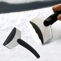 Car Stainless Steel Snow Shovel, Glass-Friendly Ice Snow Scraper, Vehicle Ice Removal Shovel, Winter Frost Snow Removal Gadget