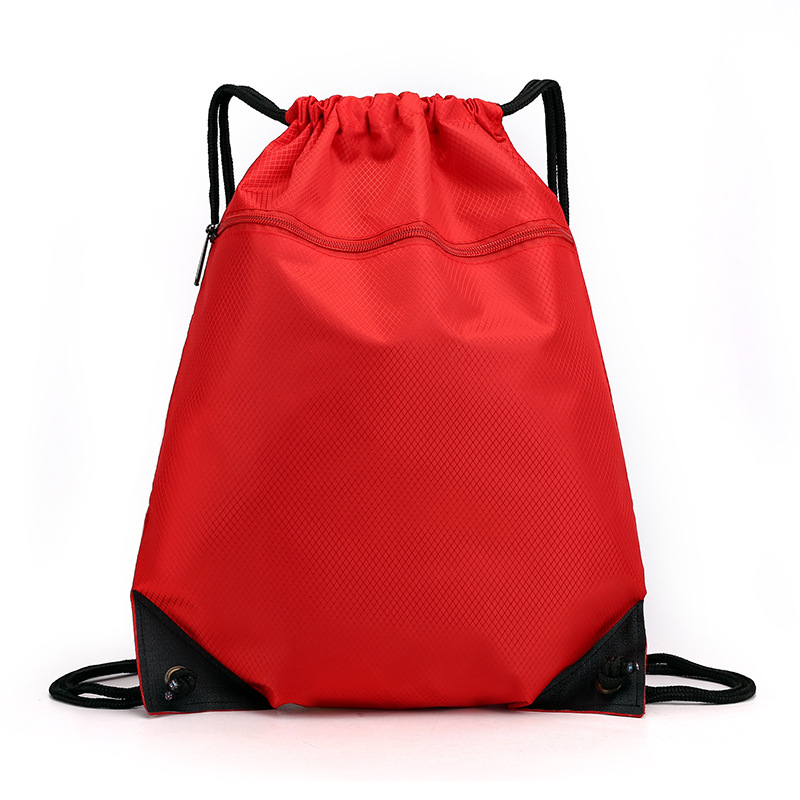 Fabricante en stock simple deportes al aire libre impermeable Oxford tela cordón mochila estudiante de fútbol bolsa de baloncesto bolsa de impresión image 5