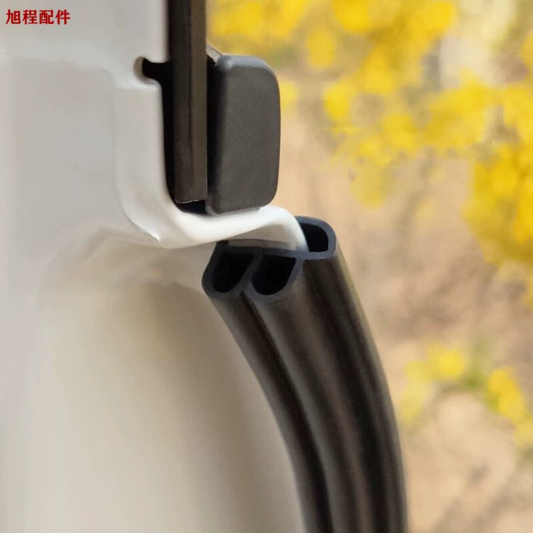 Автомобильная B-образная уплотнительная лента, звукоизоляционная лента двери, Пыленепроницаемая и Водонепроницаемая Резиновая лента, дверная уплотнительная лента для предотвращения столкновений, уплотнительная лента «Два в одном»