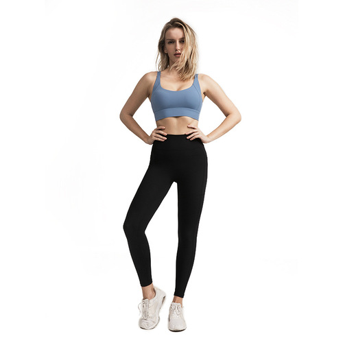 Ningbo Anjiu three-dimensional cup shock-proof sports bra seamless yoga sexy beautiful back high-intensity sports bra for women