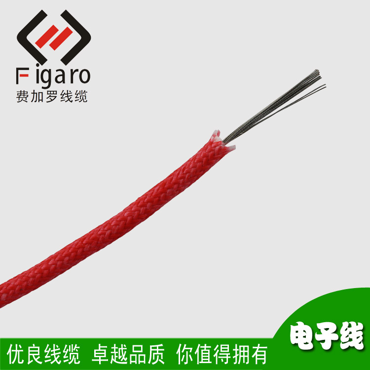 宁波工厂直供 玻璃纤维编织硅橡胶高温导线  UL SF-2电器 电子线