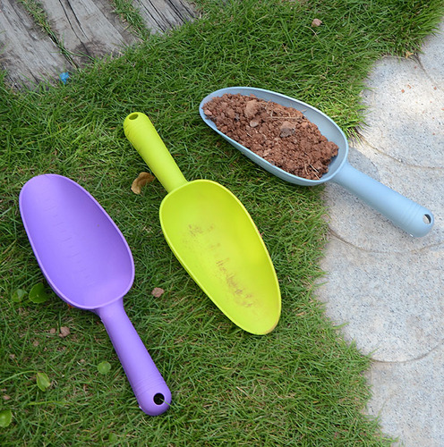 Thickened plastic shovel, succulent soil shovel, cat litter shovel, balcony vegetable digging shovel, gardening flower loosening tool