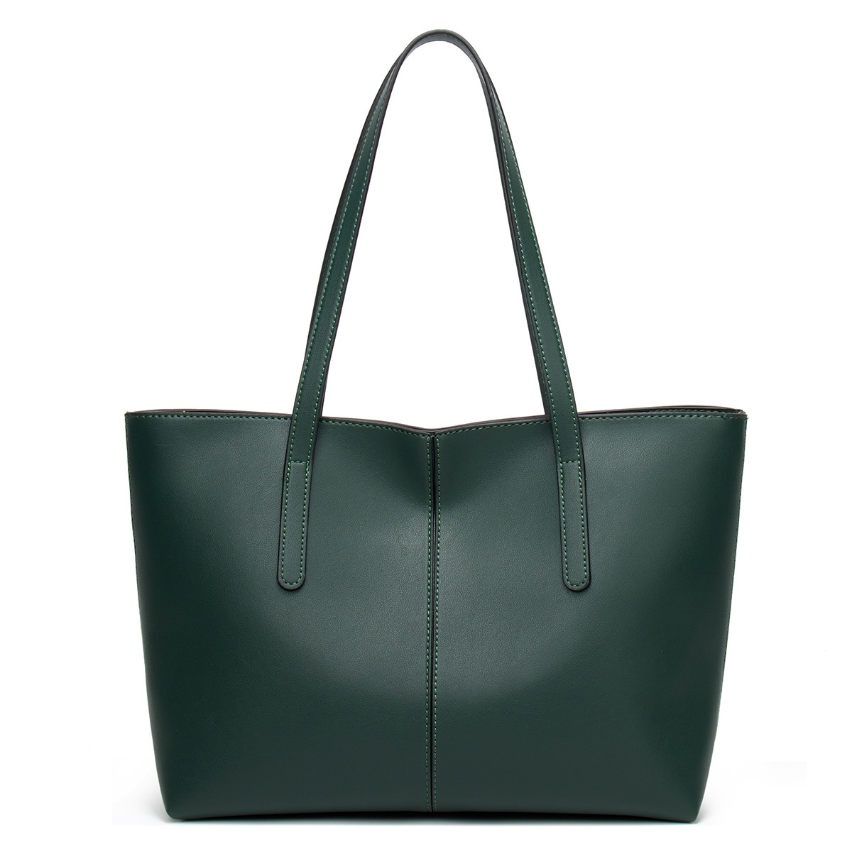 2022bags Cross-border New Style Bag Fashionable Simple Large Capacity Tote Bag Portable Shoulder Tote Bag PU Women's Bag