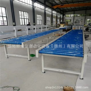动力滚筒输送机包胶滚筒输送线流水线输送设备聚氨酯包胶滚筒设备