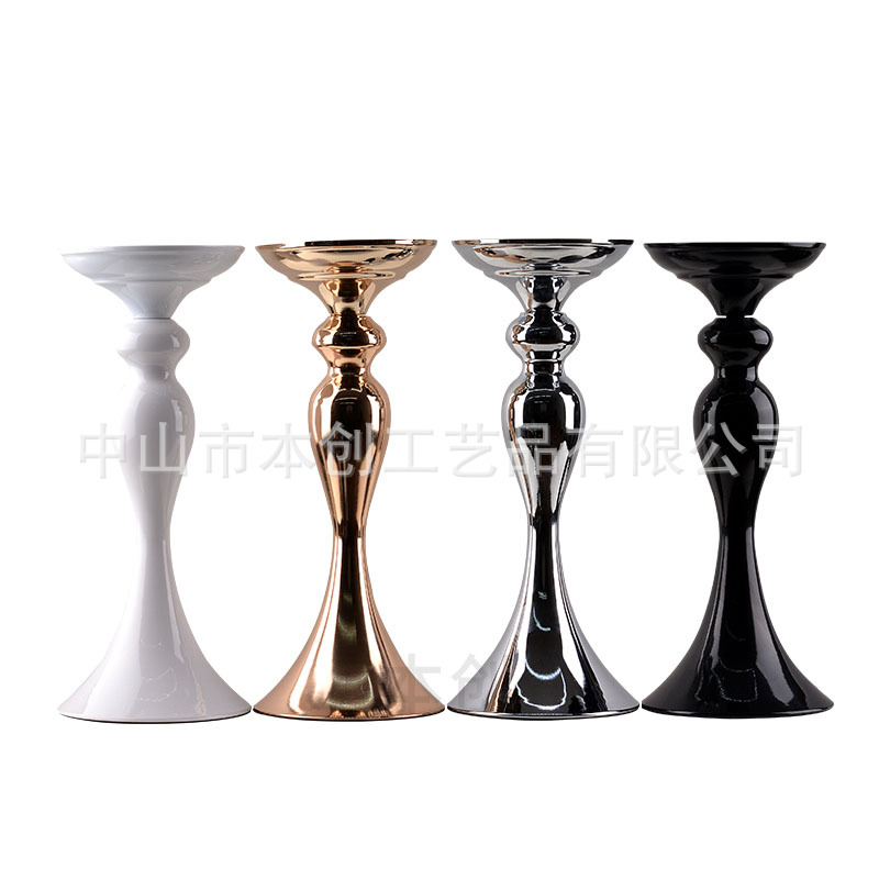 Accesorios de la boda guía carretera florero sirena Europea candelabro vela cena nórdico creativo vela titular Decoración