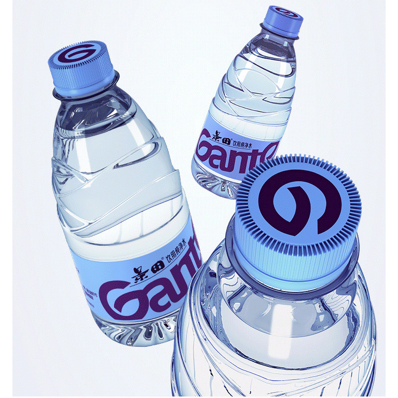 Group Purchase Jingtan Purified Water 360ml*24 Bottles Box Small Bottles, Non-Mineral Water Customized with Company Logo