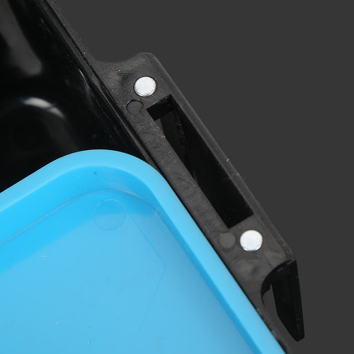 New handle red worm box, multifunctional breathable earthworm box, bait box with clip, waist hanging live bait box, fishing gear