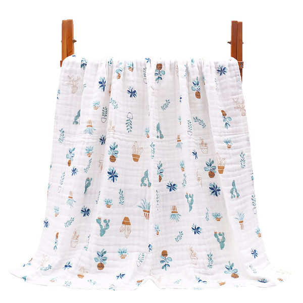 Cotton gauze bath towel for new born for baby