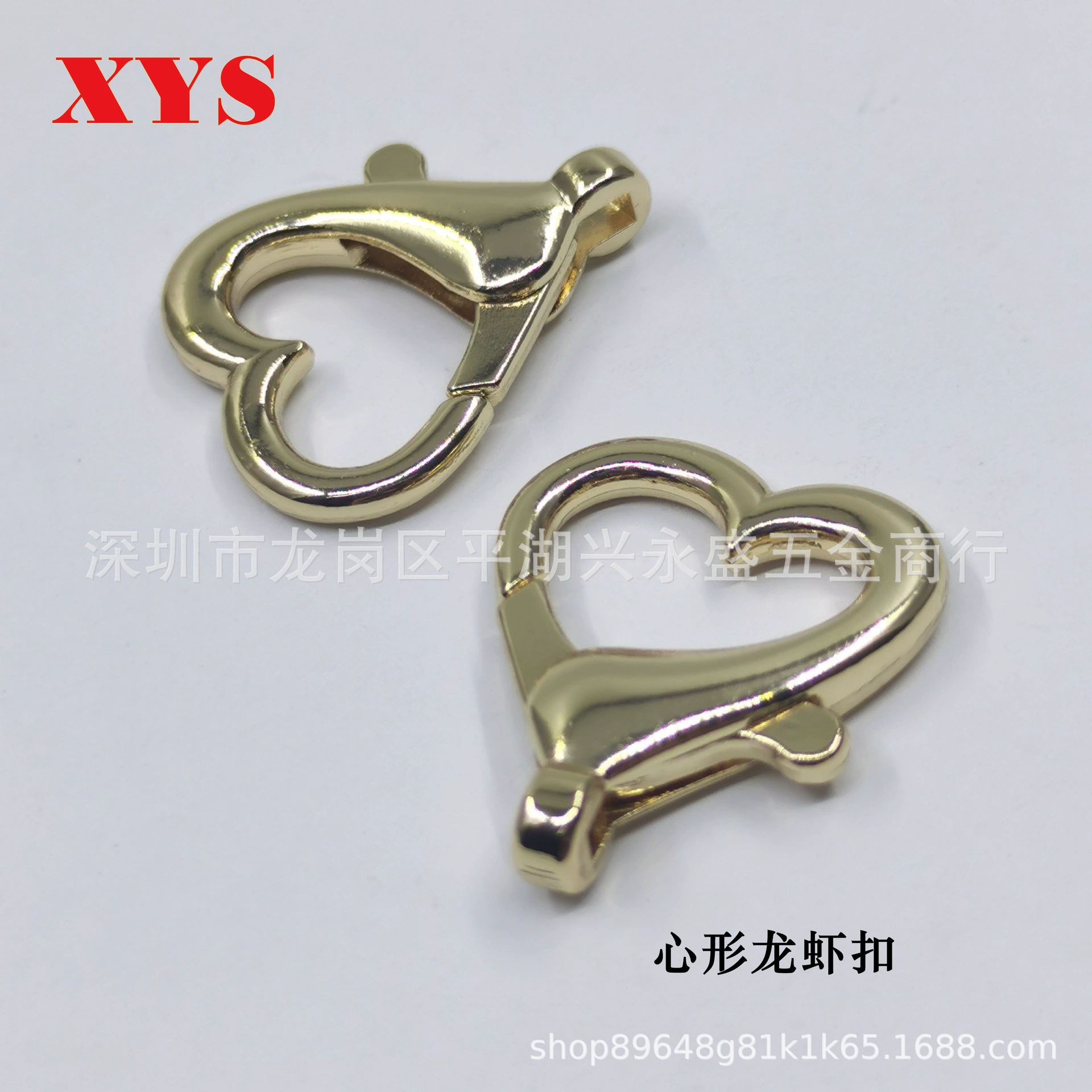 Завод Горячая продажа цинкового сплава в форме сердца застежка-лобстер персик в форме сердца сумка аппаратные аксессуары любовь брелок крючок