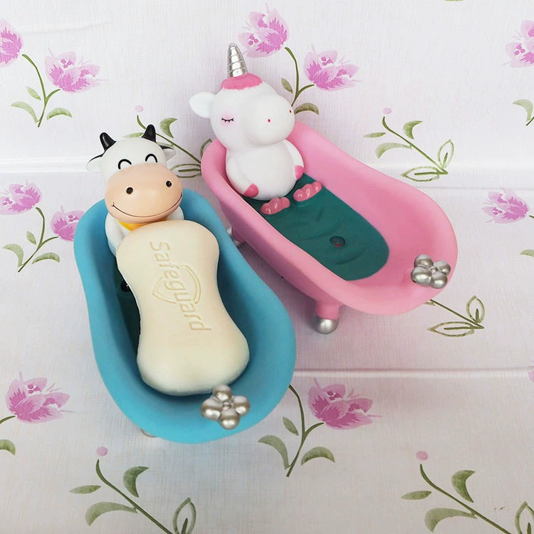 Мыльница для ванной в виде мультяшного персонажа, креативная подставка для мыла, держатель для мыла для умывания