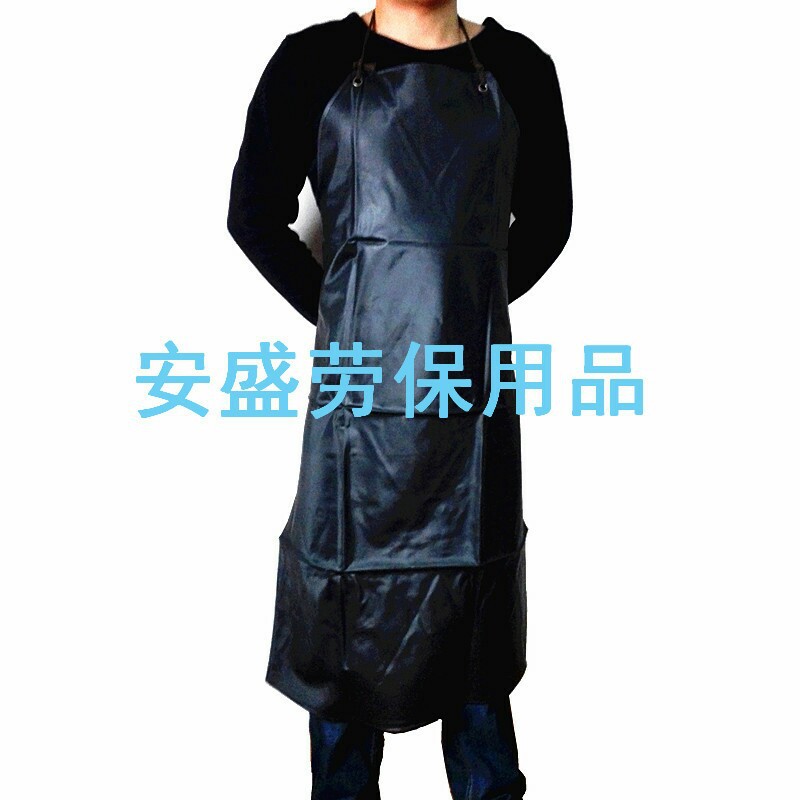 Waterproof black artificial apron