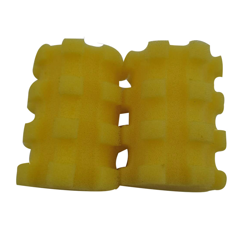 自粘包装海绵垫片 高密度PU海绵圈垫 厂家生产黄色高弹海绵垫