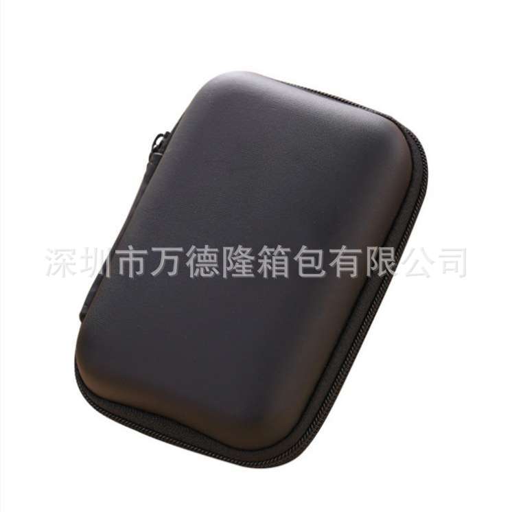 Eva caja de auriculares bolsa de almacenamiento de cable de datos Eva caja de embalaje caja de almacenamiento caja de cremallera bolsa de auriculares