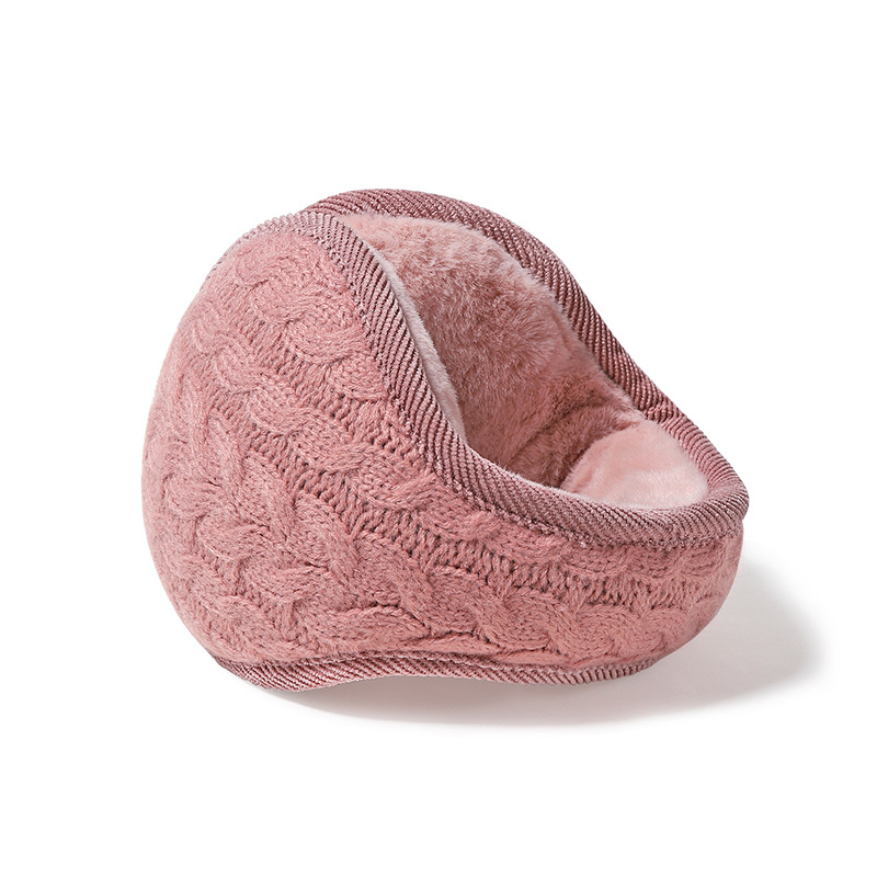 秋冬の売れ筋商品、折りたたみ式暖かいイヤーマフ、ニットジャカード防寒イヤーマフ、イヤーウォーマー、イヤーマフ卸売