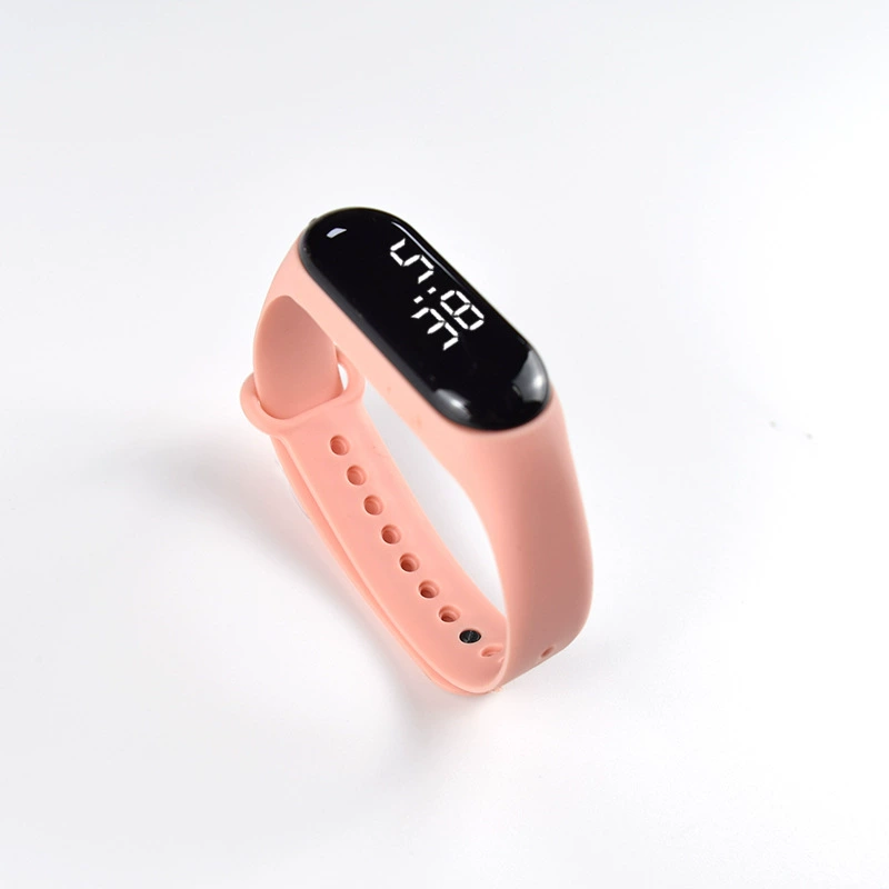 Electronic watch, waterproof, simple elegant leisure design, lightweight, multiple colors
