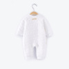 Children's cotton demi-season quilted autumn bodysuit for new born, 0-3 month