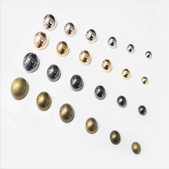Hardware rivets alloy screw colorful half-round thickened wall soft decoration accessories
