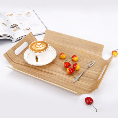 Ash bread Exhibition Tray Restaurants solid wood Tray Tea shop Tray household woodiness Rectangular Tray