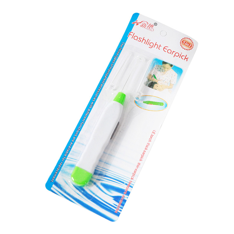 Safe children's glowing plastic hygienic ear picking for ears