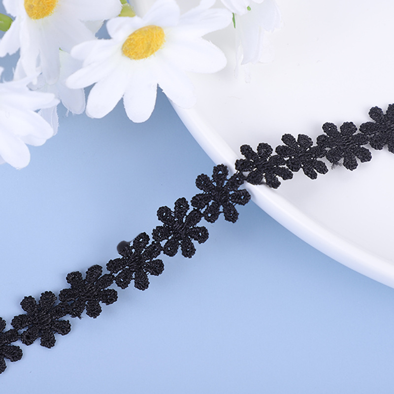 童装连衣裙饰品配件材料 小花朵蕾丝花边辅料手工diy头饰现货批发