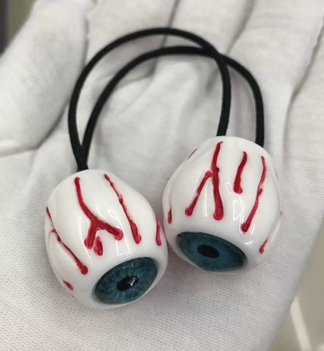 Япония Харадзюку Соскол eyeballs смола кровавые глаза на Хэллоуин аксессуары ужас призрачные глаза кровотечение демон