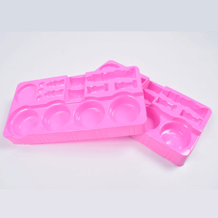 现货批发大小杯托吸塑包装盒德源PVC带盖塑料盒厂家直供礼盒收纳