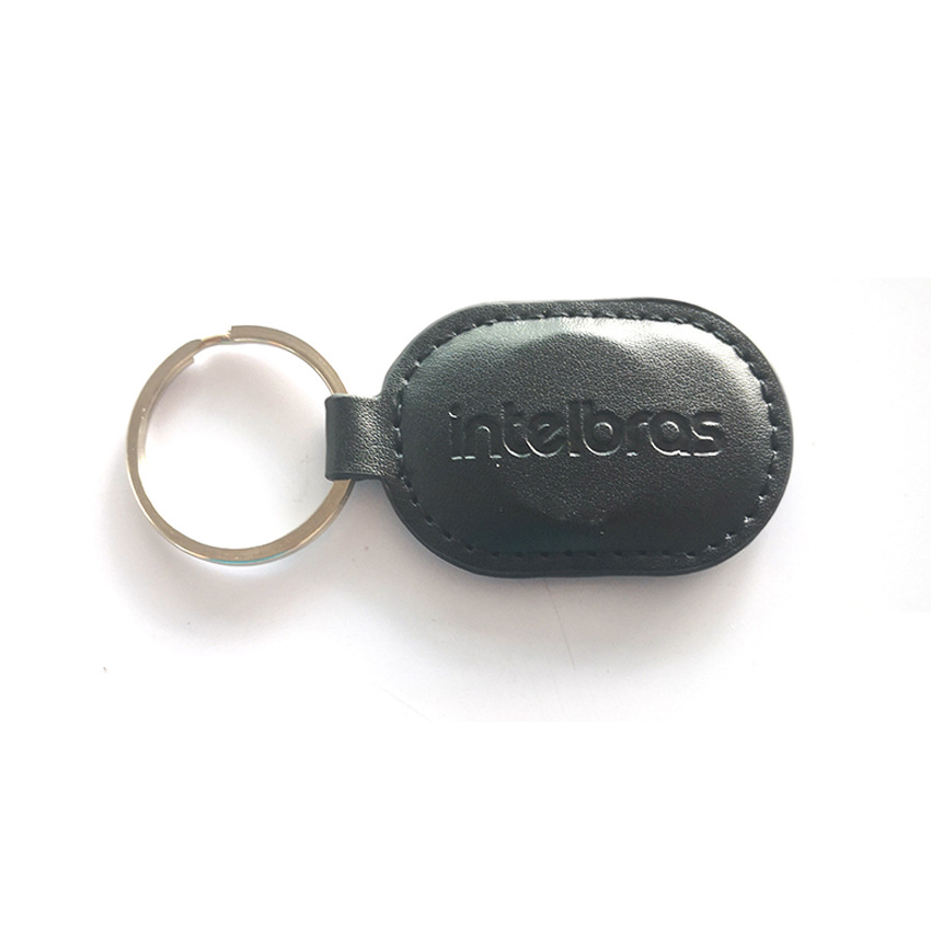 供应ISO78114/5低频T5577芯片企业门禁和考勤管理用LF皮革钥匙扣