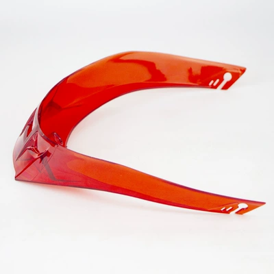 Motorcycle Helmet Gp Tail Fin Dəbilqə (Kaska) aksesuarları - red-knife-style