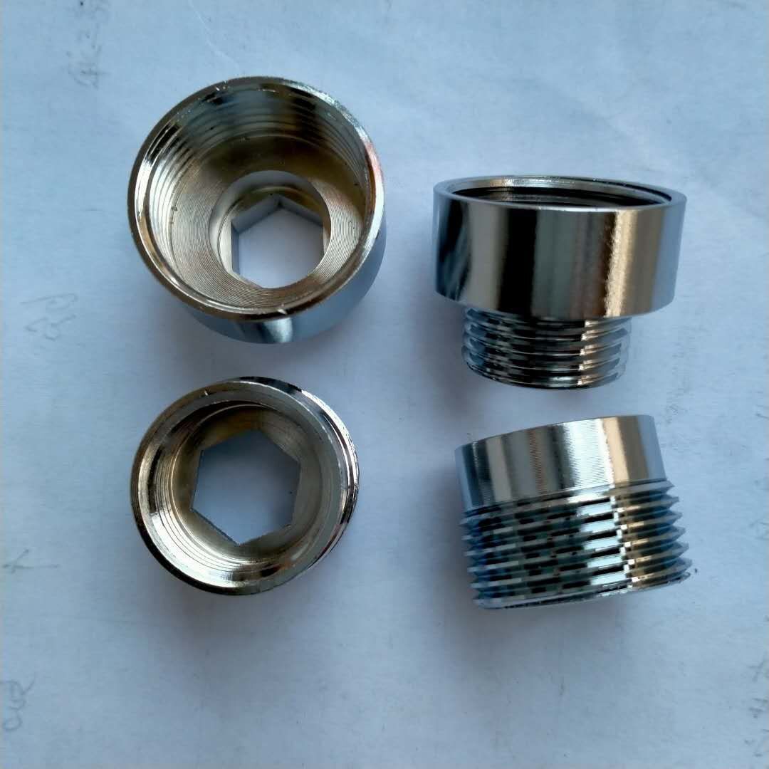 洗衣机水龙头转接头 铜4分转6分 滚筒洗衣机进水管转接口6内转4外