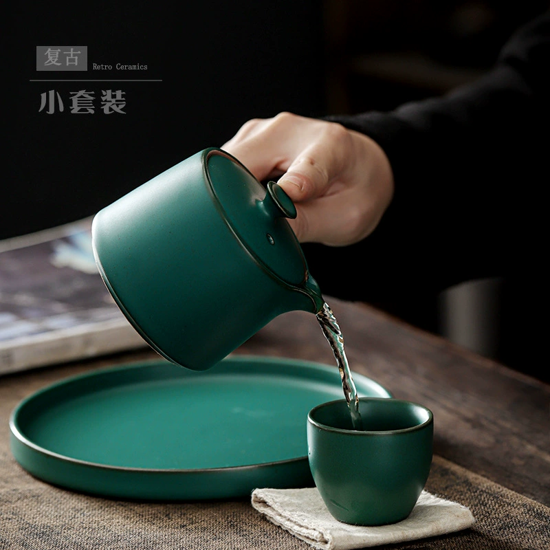 Retro tea set for hotel, simple and elegant design