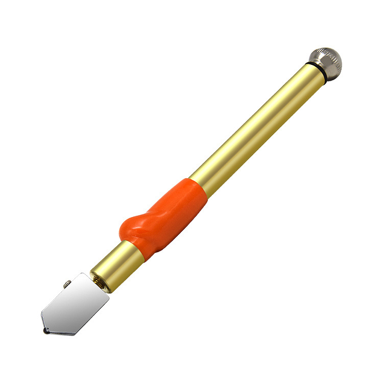 Suministro de fábrica cuchillo de cerámica cuchillo de vidrio cuchillo de doble propósito manga de goma mango de aluminio cuchillo de vidrio de corte herramienta de aleación cabeza de corte