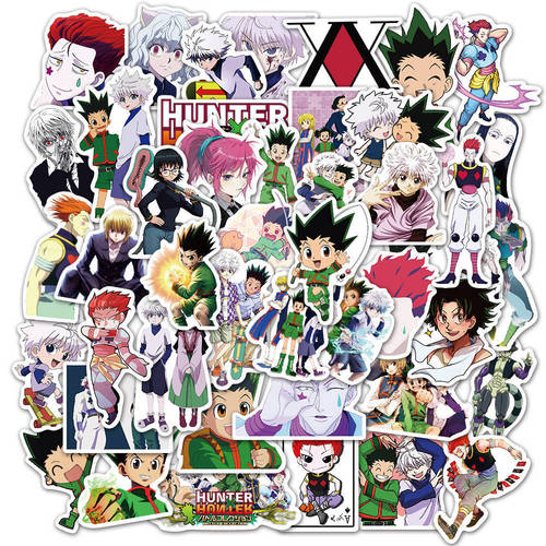 100 Japanese anime collection graffiti stickers Hunter Volleyball Shounen Demon Slayer suitcase stickers
