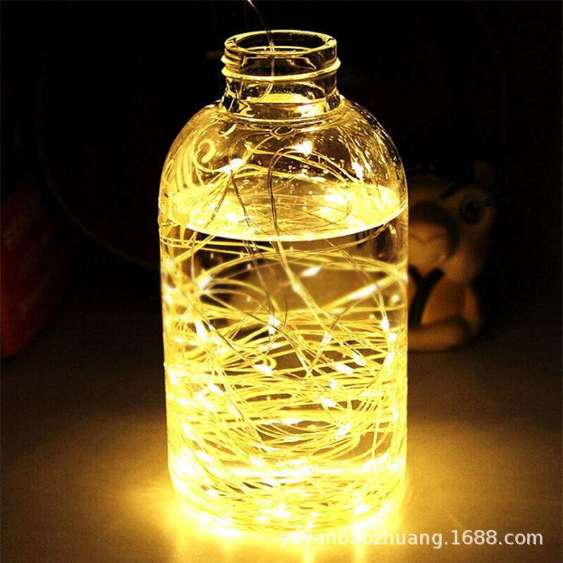 Luces decorativas de flores de liziran con luces LED de colores Luces luminosas de puesto de cielo estrellado con ramo de luces pequeñas al por mayor de fábrica