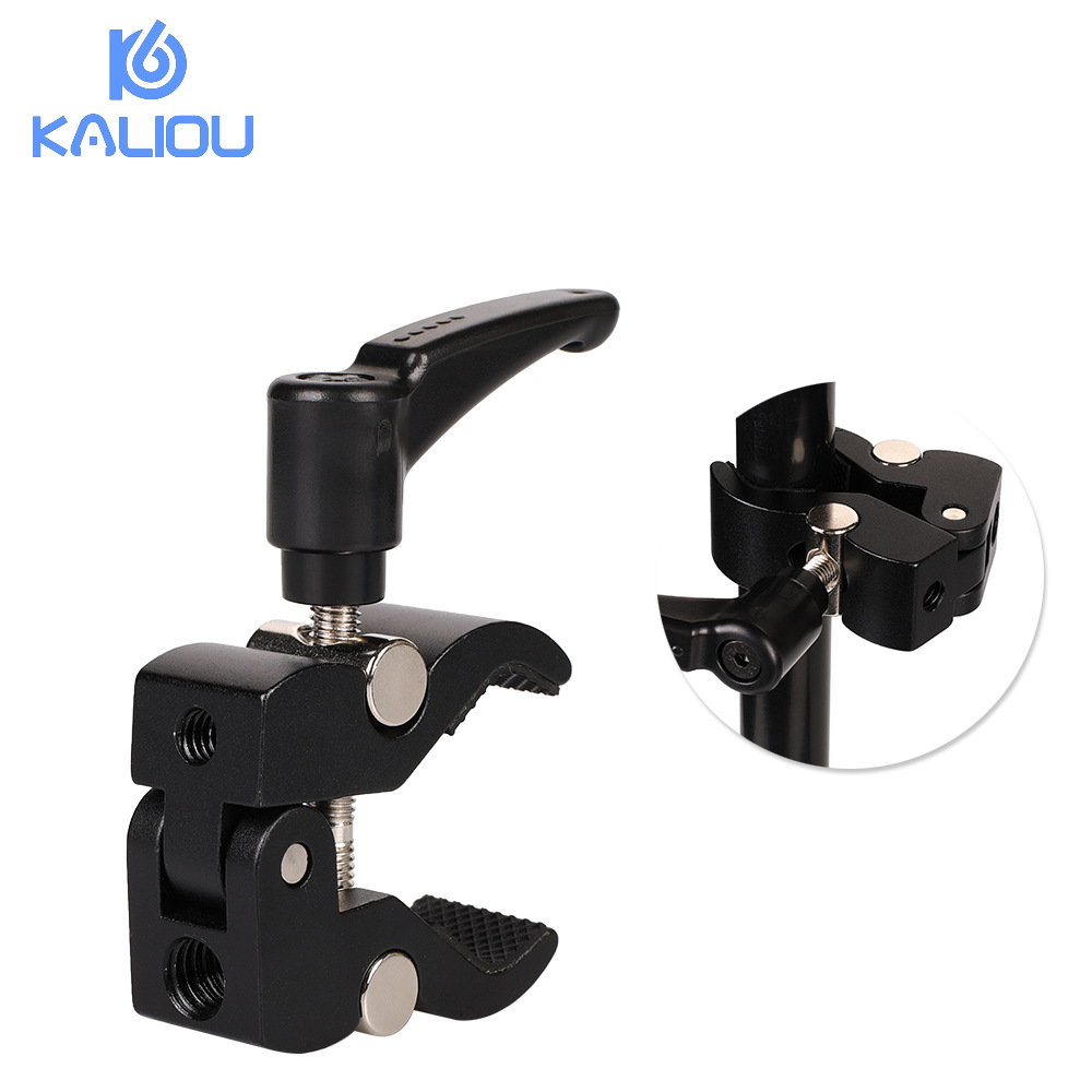 Abrazadera en forma de Q Abrazadera de tubo redonda de escritorio en forma de U Abrazadera fuerte multifuncional Mano extraña Alicates de Nariz de águila Mano mágica Abrazadera de cangrejo grande de tamaño pequeño