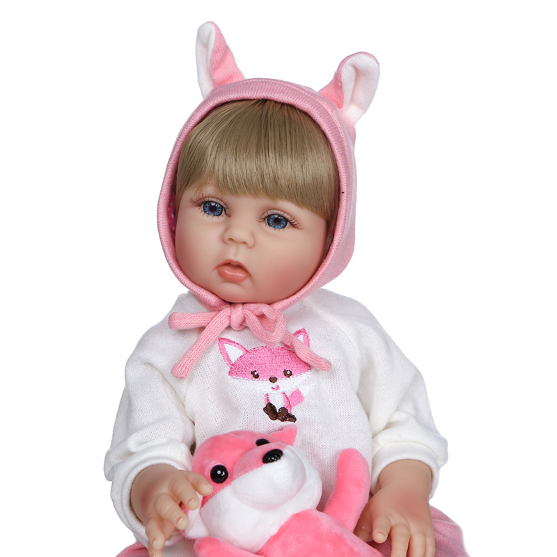 48cm renacido bebé de cuerpo completo de silicona suave toque renacido muñeca 1733