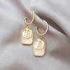 Small design earrings from pearl, trend of season, light luxury style, 2023 collection, city style, wholesale