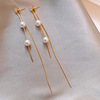 Small design earrings from pearl, trend of season, light luxury style, 2023 collection, city style, wholesale